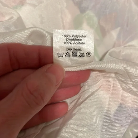 J Crew Dress Women's 0 White Pink Purple Spaghetti Strap Floral Mini Bright Fun - Picture 9 of 9